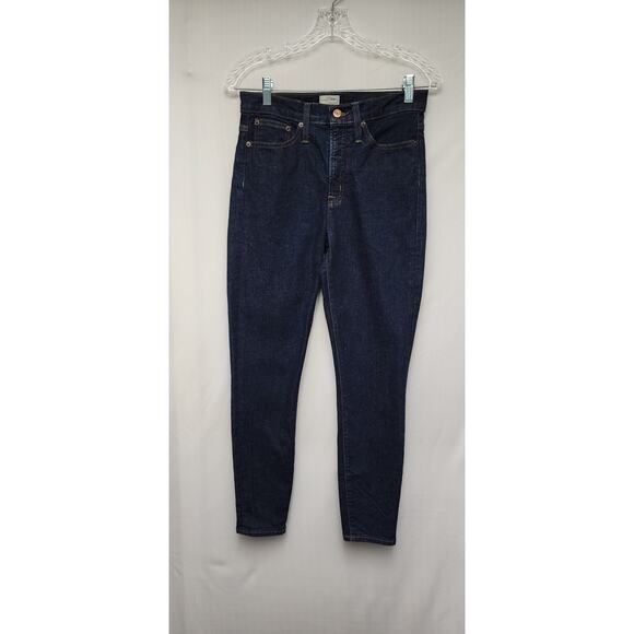 J.Crew High Rise Toothpick Skinny Blue Jeans Size 28 - Picture 2 of 6